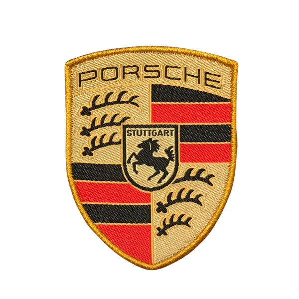 Porsche Gold Vintage Patch