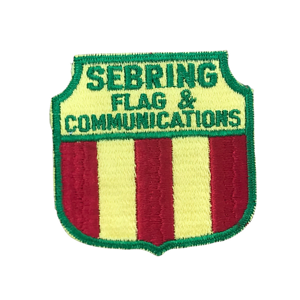 Sebring Flag and Communication Vintage Patch