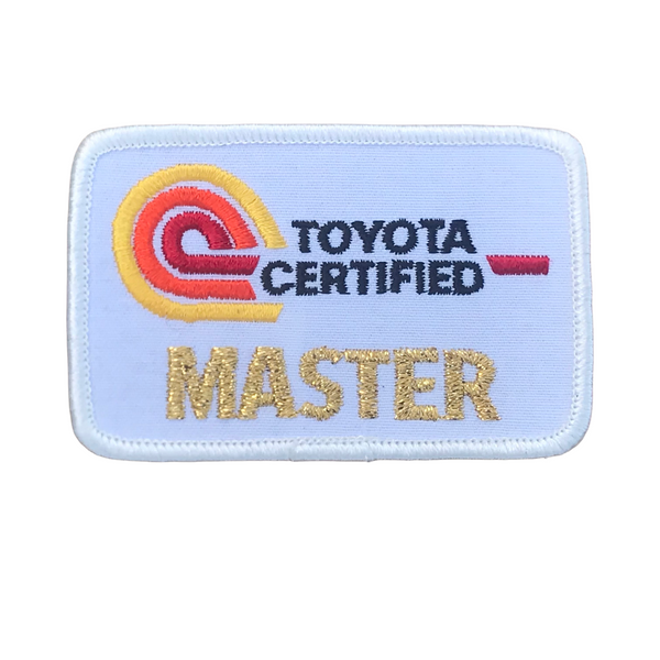 Master Tech Patch Toyota Master Technician Certified Vintage Patch – Eszett Haberdashery