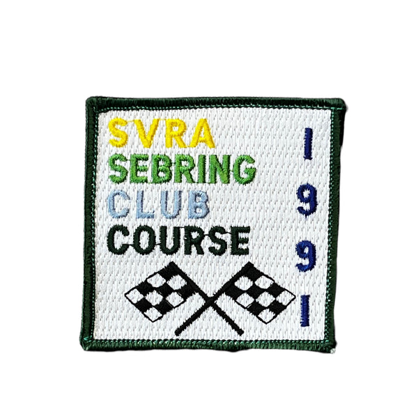 SVRA Sebring Club Course Vintage Patch