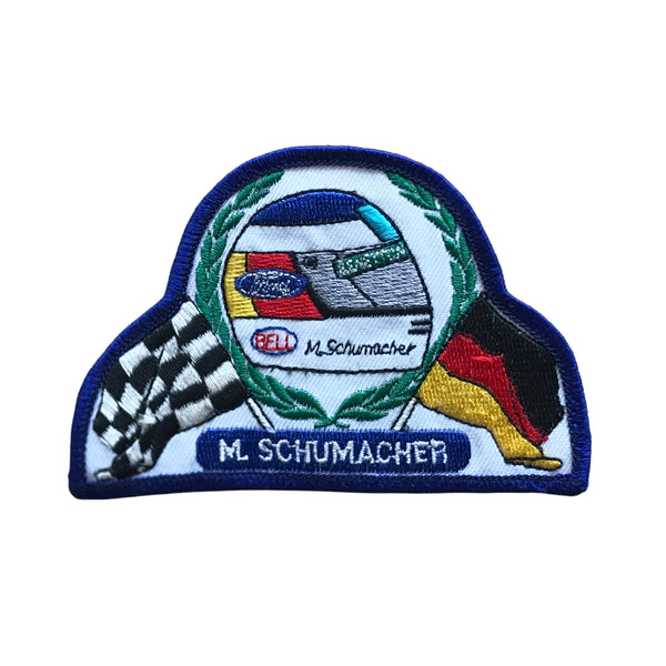 Michael Schumacher Helmet Vintage Patch