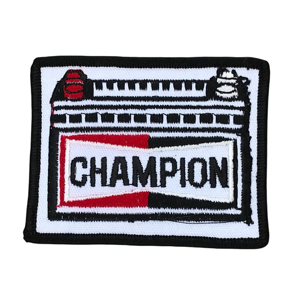 Champion Battery Vintage Patch