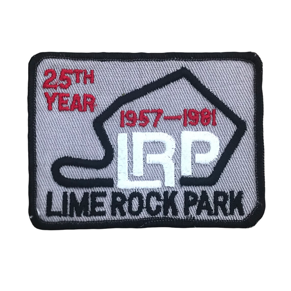 Lime Rock Park 25 Year Anniversary Vintage Patch